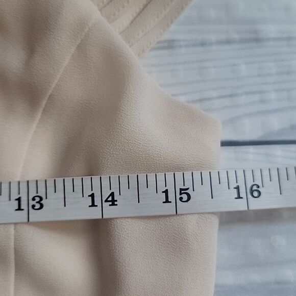 Naked Zebra Elegant Peach Cream Women's Top Size S - Picture 10 of 11